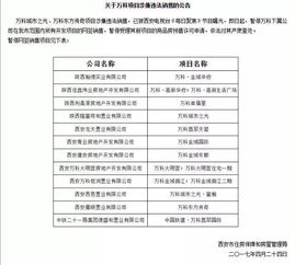 重磅 房管局出擊！暫停萬科在售項(xiàng)目網(wǎng)簽，叫停三大地產(chǎn)代理銷售活動